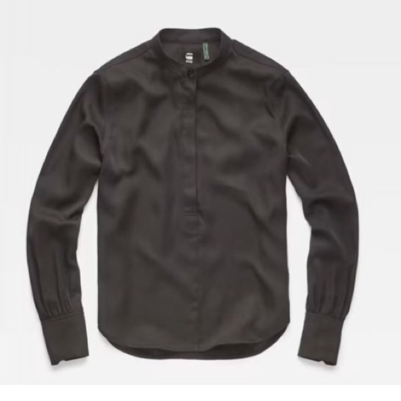 G-Star Raw Black 3/4 Button Up Shirt - Picture 4 of 14